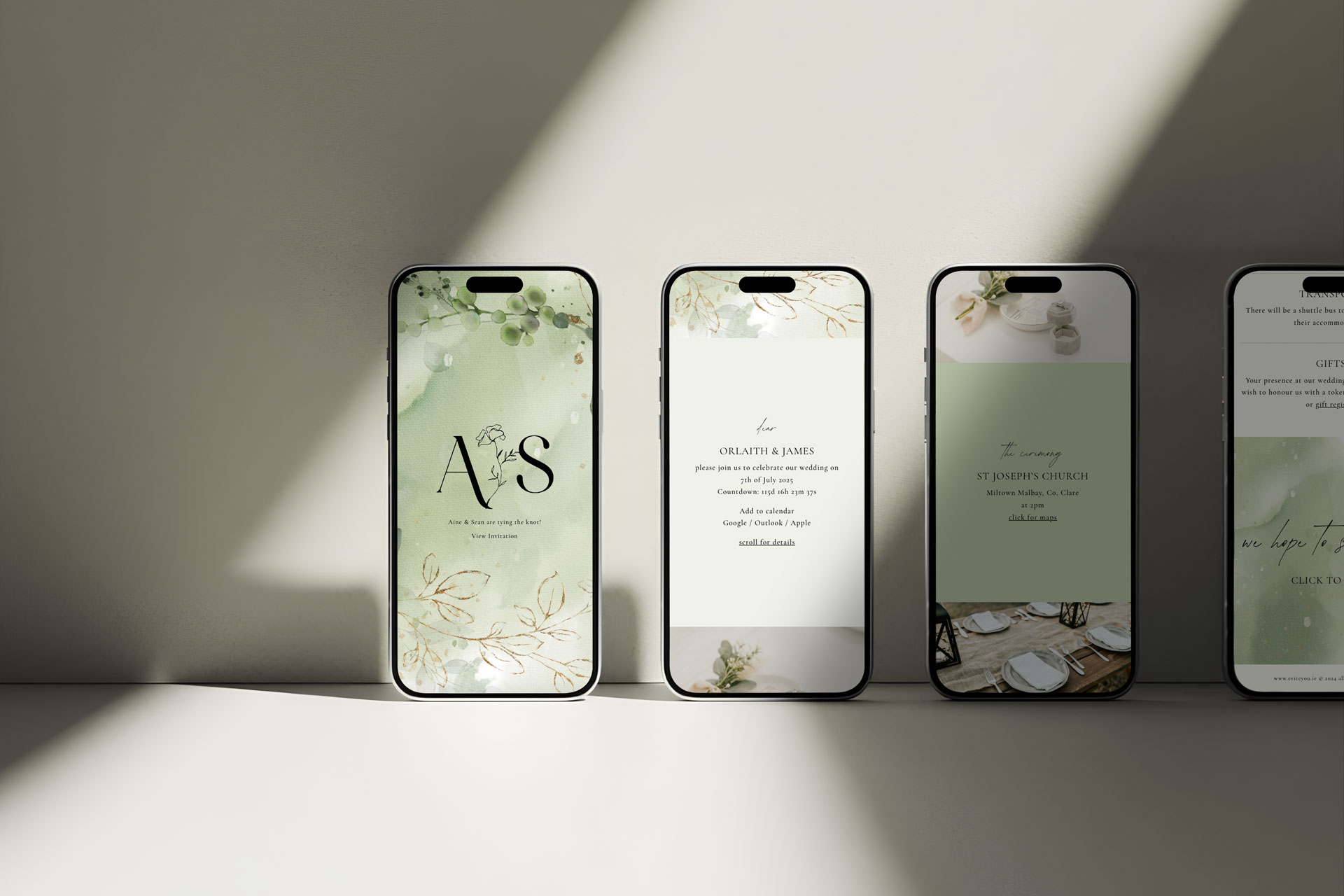 Evite You Online Personalised Paperless Digital Whatsapp Wedding Invitations & Websites England, Scotland, Wales UK