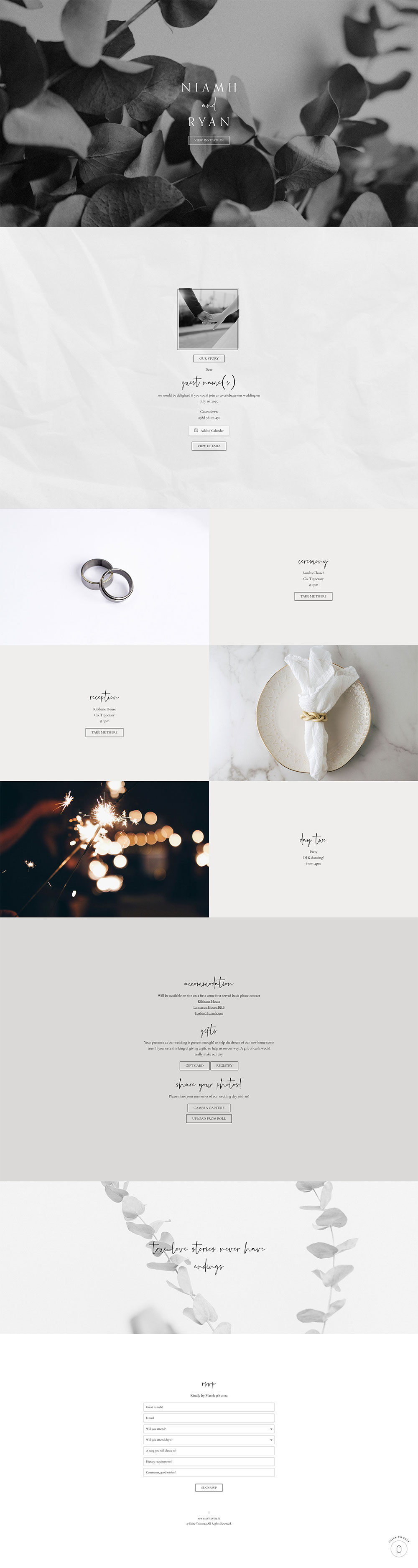 Evite You Online Personalised Paperless Digital Whatsapp Wedding Invitations & Websites England, Scotland, Wales UK